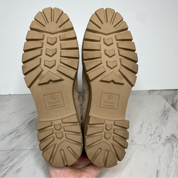 Blondo Dagger Tan Suede Bootie 10M - Picture 14 of 15